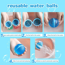 Load image into Gallery viewer, Reusable Self Sealing Water Balloons