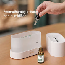 Load image into Gallery viewer, Flame Aroma Oil Diffuser