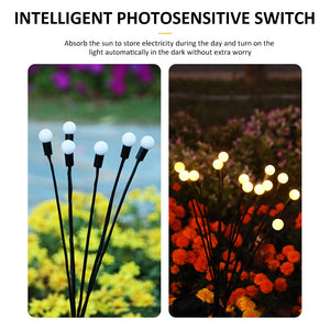 Solar Firefly Garden Lights