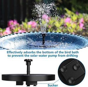 Solar Bird Fountain