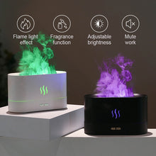 Load image into Gallery viewer, Flame Aroma Oil Diffuser